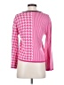 Left Coast by Dolan Houndstooth Pink Pullover Sweater Size XS - photo 2