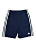 Adidas 100% Polyester Solid Blue Athletic Shorts Size 14/16 - photo 1