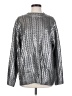 Topshop Metallic Silver Pullover Sweater Size 4 - photo 1