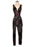 Ambiance Apparel Paisley Black Jumpsuit Size S - photo 1