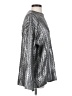 Topshop Metallic Silver Pullover Sweater Size 4 - photo 4