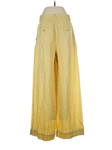 Madewell The Harlow Wide-Leg Pant in 100% Linen (view 2)