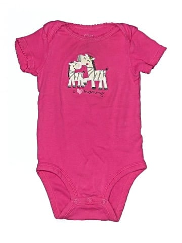 Just One Year by Carter's Short Sleeve Onesie (view 1)