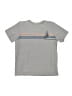 Hanna Andersson Stripes Gray Short Sleeve T-Shirt Size 8 - photo 1