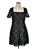 Eliza J 100% Polyester Black Cocktail Dress Size 14 - photo 1