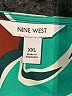 Nine West 100% Polyester Teal Short Sleeve Blouse Size XXL - photo 7