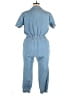 No Boundaries 100% Recycled Polyester Solid Blue Jumpsuit Size XL - photo 2