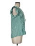 Mine Teal Short Sleeve Blouse Size M - photo 4