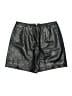 BB Dakota 100% Leather Metallic Black Shorts Size 11 - 12 - photo 1