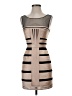 BCBGMAXAZRIA 100% Polyester Stripes Tan Cocktail Dress Size 0 - photo 1