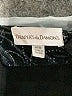 Draper's & Damon's Paisley Black Coat Size M - photo 6