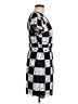 Milly 100% Polyester Checkered-gingham Black Casual Dress Size 6 - photo 4