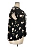 Buffalo by David Bitton Floral Black Short Sleeve Blouse Size XXL - photo 4