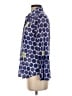 David Cline Polka Dots Blue Long Sleeve Blouse Size S - photo 5