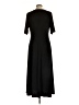 Chaus Solid Black Casual Dress Size L - photo 2