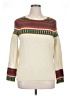 Natural Reflections Color Block Ivory Pullover Sweater Size XL - photo 1
