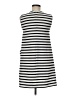 Zara Stripes White Casual Dress Size M - photo 2