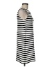 Zara Stripes White Casual Dress Size M - photo 4