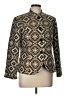 Coldwater Creek Print Gold Blazer Size 10 - photo 1