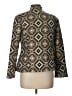 Coldwater Creek Print Gold Blazer Size 10 - photo 2