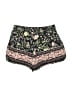 Pink Republic 100% Rayon Paisley Green Shorts Size S - photo 2