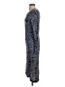 Derek Lam Animal Print Blue Casual Dress Size S - photo 5
