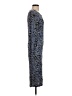 Derek Lam Animal Print Blue Casual Dress Size S - photo 4