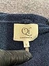 Qi Cashmere Black Kimono Size L - photo 7