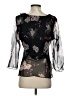 believe.. Black 3/4 Sleeve Blouse Size 12 - photo 2