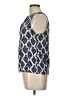 Willi Smith 100% Rayon Blue Sleeveless Blouse Size L - photo 5