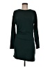 Open Edit Solid Green Casual Dress Size M - photo 1