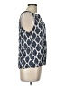 Willi Smith 100% Rayon Blue Sleeveless Blouse Size L - photo 4