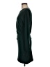 Open Edit Solid Green Casual Dress Size M - photo 5