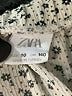 Zara Animal Print Ivory Skort Size 10 - photo 3