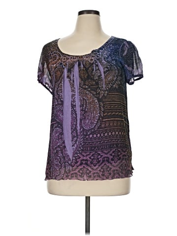 One World Short Sleeve Blouse (view 1)