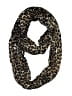 Express 100% Rayon Animal Print Black Scarf One size - photo 1