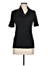 Paraphrase Black Short Sleeve Turtleneck Size M - photo 1