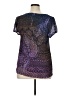 One World 100% Polyester Purple Short Sleeve Blouse Size XL (petite) - photo 2