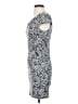A'gaci Print Gray Cocktail Dress Size S - photo 5