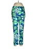 Talbots Floral Blue Casual Pants Size 4 - photo 1
