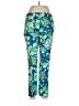 Talbots Floral Blue Casual Pants Size 4 - photo 2