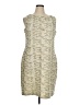 St. John Collection Tweed Ivory Cocktail Dress Size 16 - photo 1