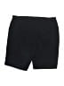 Uniqlo 100% Polyester Solid Black Shorts Size L - photo 2