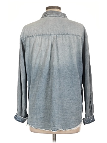 Democracy Long Sleeve Button-Down Shirt (view 2)