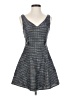 BCBGeneration Tweed Blue Cocktail Dress Size 4 - photo 1