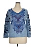DressBarn Blue 3/4 Sleeve Top Size XL - photo 1