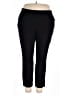 dalia Solid Black Active Pants Size 3X - photo 1