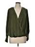 The Limited 100% Polyester Green Long Sleeve Blouse Size L - photo 1