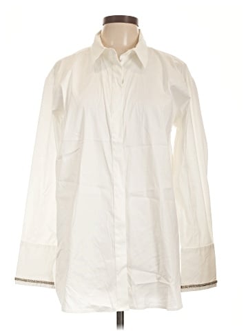 Ann Taylor Long Sleeve Button-Down Shirt (view 1)