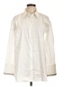 Ann Taylor Ivory Long Sleeve Button-Down Shirt Size L - photo 1